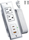 DOACE Recessed Power Strip with 20W USB C Port, Fast Charging USB A