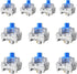 ZhouWang 72PCS Blue Pre-Lubricated,Dustproof Click Switch,Crisp clicking Sound with Strong Tactile Feedback,