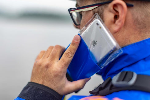 Aquapac Waterproof Compact Plus Phone Case, Lanyard for iPhone and Android, Hiking, Mountain Biking, Travel Essential,