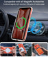 Hensinple iPhone XR Case, Magnetic Case with Screen Protector, Clear Back Slim Shockproof Protective Cover