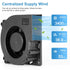 120mm 12V 110V 115V 12V 2A DC Blower Cooling Fan, AC to DC Power Cord with Speed Controller,for Router Receiver DVR