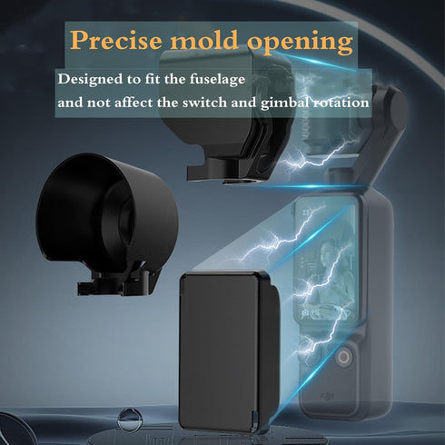 3-in-1 Accessories for DJI OSMO Pocket 3 - Sun Hood, Camera Lens Protector, Screen Cover Protector