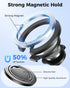 SUPERONE 17/16/15/14/13/12 Upgraded Ultra-Thin Magnetic Phone Grip for MagSafe Ring Holder, Removable Gym Dual-Sided