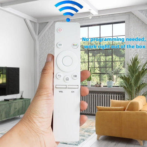 Universal Remote Control BN59-01260A for Samsung Smart TV Models, White