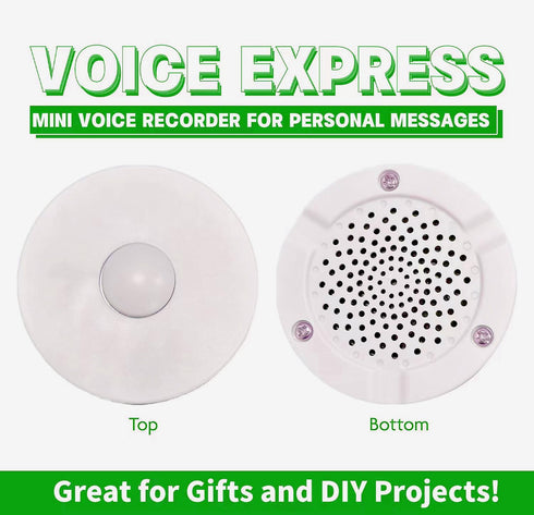 XLW 16 Min Voice Recorder,DIY Voice Recording Button for Stuffed Animals, Bear,Plush, Baby Doll,Pillow. Record Custom