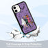 Halloween Spooky Ghost Phone Case for iPhone 11, TPU Shockproof Protective Cover with Eyeball Bat Bones Design - Gift