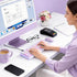 HongCai 65 Wired RGB Creamy Typewriter Keyboard. Percent Retro LED Membrance Gaming Keyboard. Small Ergonomic Optical