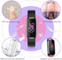 Fintie 4 Pack Screen Protector Case for Fitbit Luxe, Soft TPU Full Protective Cover, Black, Silver, 2 Clear