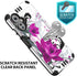 TJS Hybrid Shockproof Case for Boost Mobile Celero 5G 2024 (3rd Version), Metallic Brush Finish with Tempered Glass