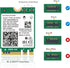 Wi-Fi 6E AX210 NGW Wireless Card with Bluetooth 5.3, Tri-Band 5400Mbps Network Adapter for Laptop, Supports Windows
