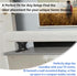 Generic 3-Height (25mm-75mm), Installation(25mm Soundbar Stand Compatible with Arc, Adjustable Riser Base Sturdy Base