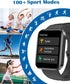 RUIMEN Smart Watches for Men Women, 1.85" HD Screen Fitness Tracker, Answer/Make Calls, Waterproof, Compatible with
