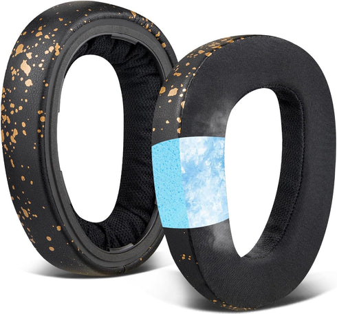 SOULWIT Earpads Replacement for Sennheiser GSP500, GSP550, GSP600, GSP 670, Ear Pads for EPOS H6 Pro, GSP601 (Black