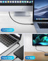 6ft, PS4, 2.0 6 USB to USB Cable Male to Male USB A To USB A Cable for WD Hard Drives, PC, Mac, Laptop, Xbox - USB Type