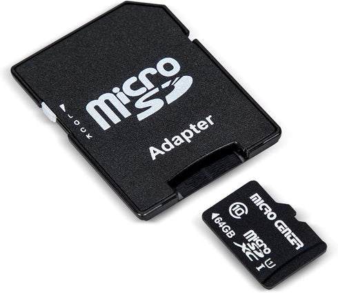 INLAND Micro Center 64GB Class 10 MicroSDXC Flash Memory Card with Adapter for Mobile Devices and Full HD Video
