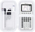 Hard Case for Texas Instruments TI-84 Plus CE/TI-84 Plus/TI-Nspire CX II CAS/TI-83 Plus Graphing Calculators (White)