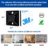 100 Set Cable Zip Tie Self Adhesive Mounts Kit with 6" Zip Ties, Sticky Wire Fasteners, Black Wire Holders