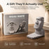 LebriQ 2-in-One Glasses Holder for Nightstand, Moai Phone Stand for Desk and Glasses Holder, Resin Organizer