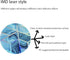 NUU A25 Case for NUU Mobile A25, IMDL-LS, Hard PC + Soft Silicone, Ring Support, Colorful Reflect Light