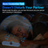 35 300mAh Bluetooth Pillow Speaker for Sleep - Bone Conduction Sleep Speaker Under Pillow with Built-in White Noise