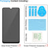 3 Pack Privacy Screen Protector for Samsung Galaxy A25 5G, Anti-Spy Tempered Glass, Ultra HD, Anti-Scratch,