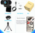 Akyta 1080P Webcam with Microphone, Noise-Canceling, Privacy Cover & Wide Angle 110 , USB Web Camera for Video Calling
