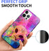 Compatible with iPhone 13 Pro Max Case, Alien Smoke Design Gift for Women Girls Shockproof TPU Case