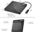Amicool 3.0 11/10/8/7 External DVD Drive USB USB C CD Burner CD/DVD +/-RW Optical Drive, Slim Portable DVD CD ROM