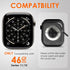 FULLIFE 11/10 46mm Waterproof Cover for Apple Watch Series Case | Rugged Bumper | with Screen Protector | for Men Women