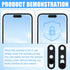 Fukaisu 2pcs 17/17p/17pm/16/15/14p, Front Camera Covers for iPhone Ultra Thin Selfie Phone Webcam Cover Slide Front