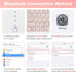 LAMA Wireless Keyboard Case with Touchpad for iPad 10.2" 9th 8th 7th Gen, Detachable Bluetooth Keyboard, Pencil Holder