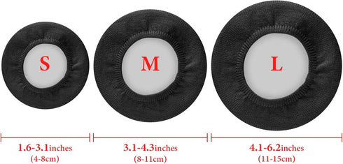 Geekria 2 Pairs Knit Headphones Ear Covers, Washable & Stretchable Protectors for Over-Ear Headsets