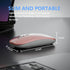 Slim Rechargeable Wireless Silent Mouse, 2.4G Wireless & Bluetooth Technology for Laptop/PC/Mac/iPad (Rose Gold)