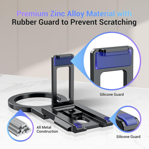 PROfezzion Metal Continuity Camera Mount for Mac Desktops & Displays, Compatible with iMac 2017 & Later, iMac Pro 2017, Studio Display, Pro Display XDR, iPhone 15/14/13/12 Phones & Mag-Safe Case