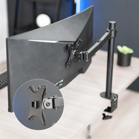 VIVO VESA Adapter Plate Bracket for Sceptre C25, C30, C34 Monitors, VESA up to 100x100, Black, MOUNT-SRC30