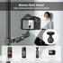 BRDRC Double Clamp Mount Umbrella Holder Camera Pole Bracket for Stroller Wheelchair Monitor Magic Socket Arm Desk
