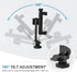 EszkozTA 360 1/4" Universal Cell Phone Tripod Mount Adapter, Camera Hot Shoe Phone Holder Clamp with Rotation Bracket