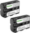 Kastar NP-FM500H Battery (2-Pack) for Sony DSLR Cameras A100 A200 A300 A350 A500 A550 A700 A850 A900