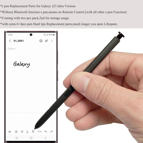 (2pcs Pen Pack) Galaxy S23 Ultra Replacement S Pen, Stylus Pen Replacement Parts for Samsung Galaxy S23 Ultra (5G)