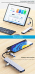 SkyeySnail 8 1, 3.0 2.0, 8 USB3.0 USB Hub in USB A/C to USB USB Ports Portable USB Splitter, USB Docking Station