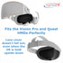 Digicharge Lens Protector Cover Compatible with Vision Pro, Meta Quest 3S/Quest 3/2, Protects Lens from Scratches