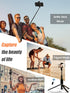 Jishane 61'' Tall Tripod for iPhone - Selfie Stick Tripod All in One Selfie Stick with Wireless Remote, Lightweight