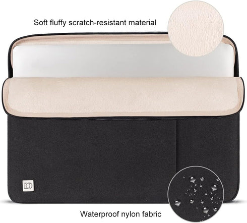 DOMISO 13.3 inch Waterproof Laptop Sleeve Case for 13" MacBook Air 2014-2017/ThinkPad L390 Yoga/HP EliteBook 830 G5