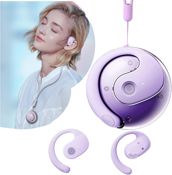 Earphone Wireless Bluetooth, OWS Hanging Bluetooth 5.4 Earphones, Open Ear Headset Ball, Portable Comfortable HiFi Sound