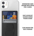 CLCKR Universal Grip Stand and Phone Wallet, Adhesive 3 Card Holder with Finger Grip, Compatible with iPhone, Samsung,