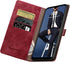 SUANPOT RFID Blocking Leather Wallet Case for Samsung Galaxy A02S, Flip Folio Book Phone Case, Shockproof Cover for Men