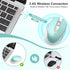 RaceGT Wireless Mouse, Ergonomic Optical Mouse for Laptop, 2.4G Portable Silent Mouse, Plug & Play for Desktop,