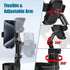 Cup Holder Phone Mount for Car, 2 in 1 Expandable Base, 360 Degree Rotating Neck, Fits 4-7” Smartphones