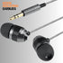 Betron B25 Earphones: Lightweight, noise-isolating wired headphones with strong bass, tangle-free cord, and soft tips