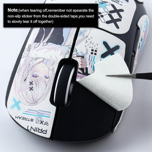 JOMKIZ Mouse Grip Tape for Logitech G Pro X Superlight, Self-Adhesive, Pre-Cut, Professional Mice Upgrade Kit